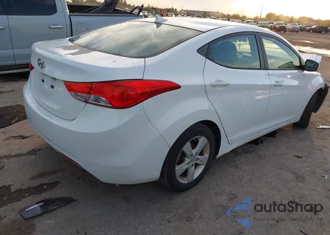 2013 Hyundai Elantra Gls from USA, damaged, VIN 5NPDH4AE8DH362565